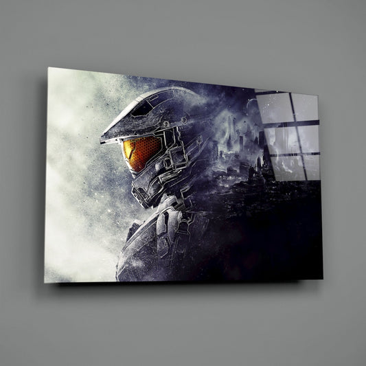 Halo - Master Chief Glass Wall Art