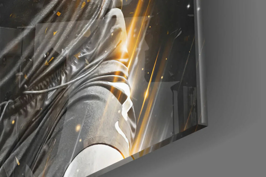 Christiano Ronaldo Glass Wall Art - LUXARTDECO