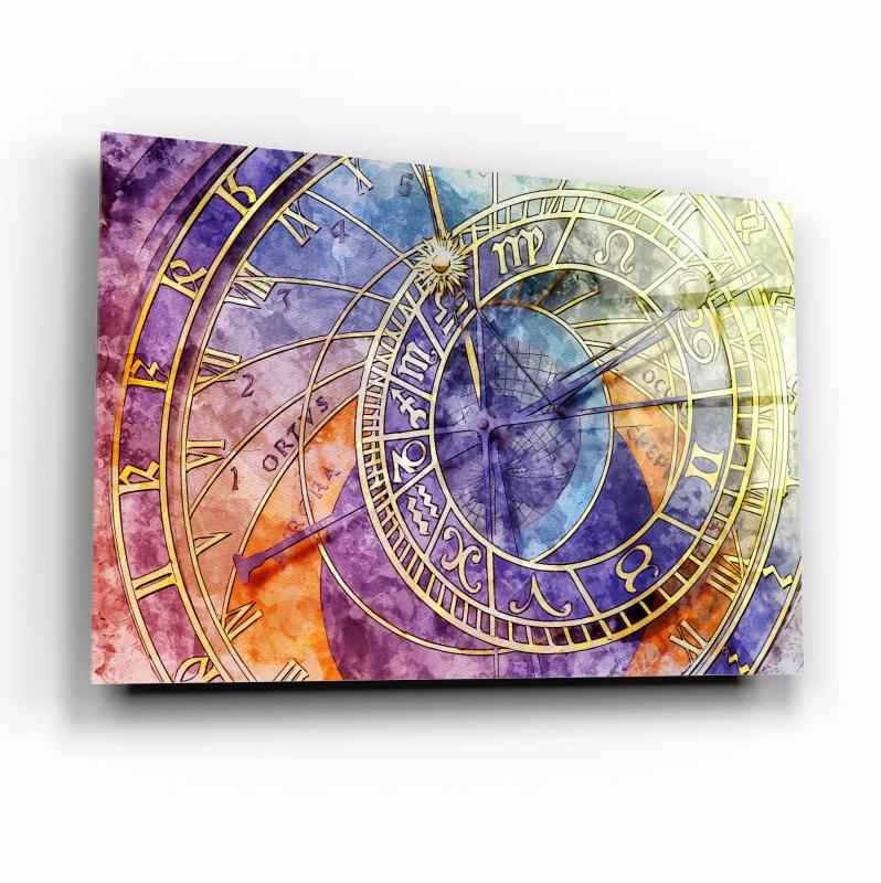 Décoration murale en verre du zodiaque