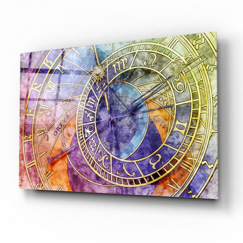 Décoration murale en verre du zodiaque