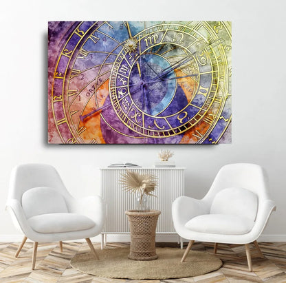 Zodiac Glass Wall Art - LUXARTDECO
