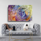 Décoration murale en verre du zodiaque