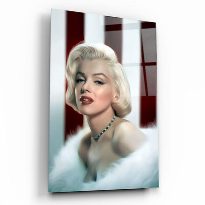 Marilyn Monroe Quadro in Vetro Temperato