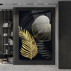 Portrait de femme en verre