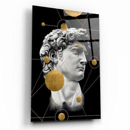 Statue de David Tableau en Verre Trempé
