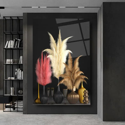 Vases Glass Wall Art - LUXARTDECO