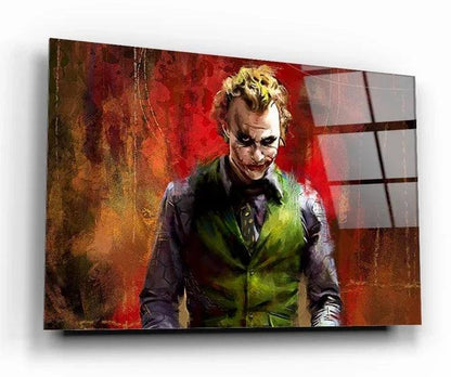 Joker Glass Wall Art - LUXARTDECO
