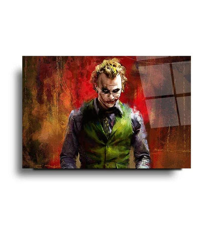 Joker Glass Wall Art - LUXARTDECO