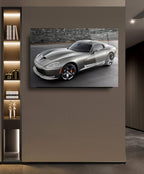 Décoration murale en verre de voiture moderne