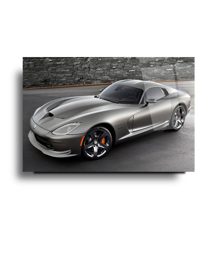 Décoration murale en verre de voiture moderne