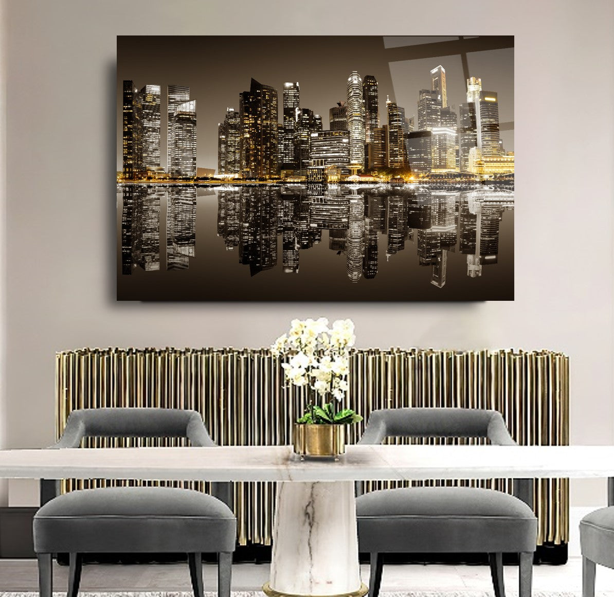 City Glas Wall Art
