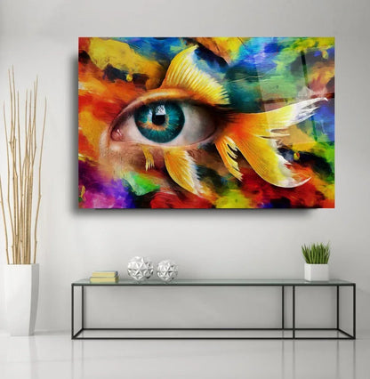 Colorful Eye Glass Wall Art - LUXARTDECO