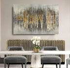 Décoration murale en verre à motifs abstraits 