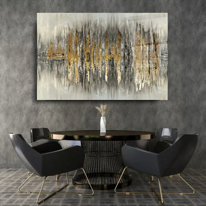 Abstract Pattern Glass Wall Art - LUXARTDECO