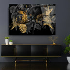 Panther Glass Wall Art - LUXARTDECO