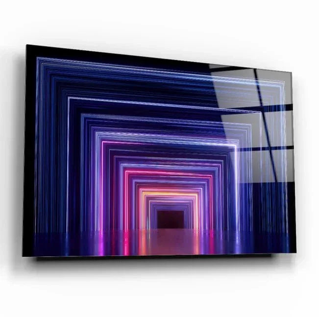 3D Abstract Glass Wall Art - LUXARTDECO