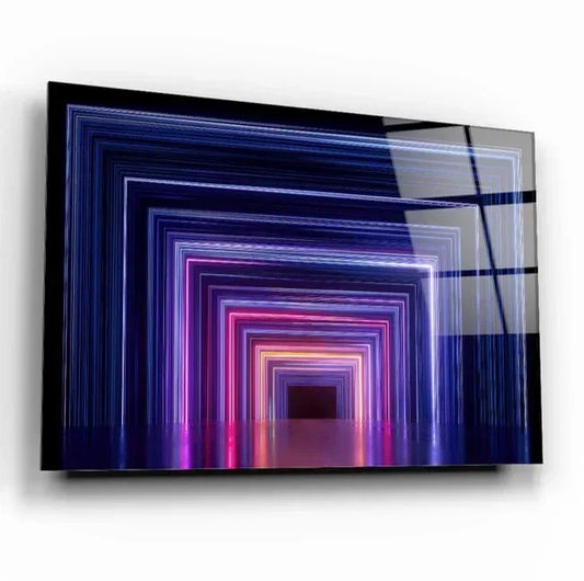 3D Abstract Glass Wall Art - LUXARTDECO