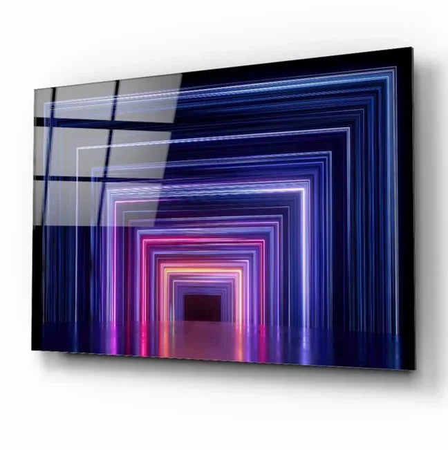 3D Abstract Glass Wall Art - LUXARTDECO