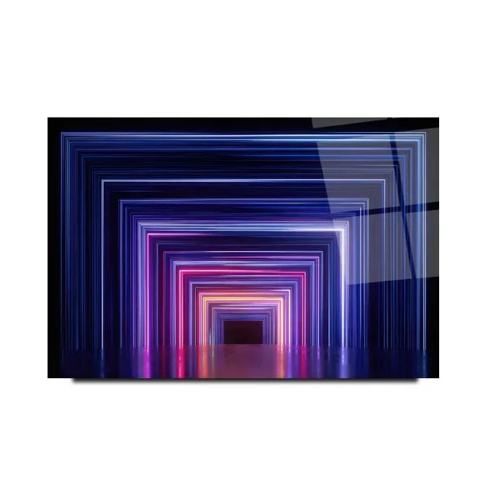3D Abstract Glass Wall Art - LUXARTDECO