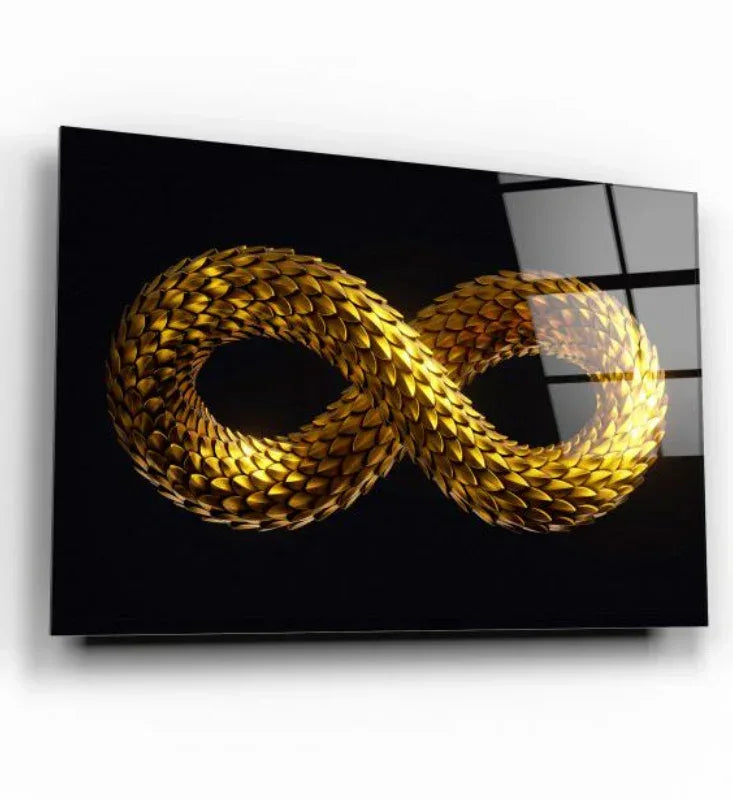 Infinity Glas Wall Art - LUXARTDECO