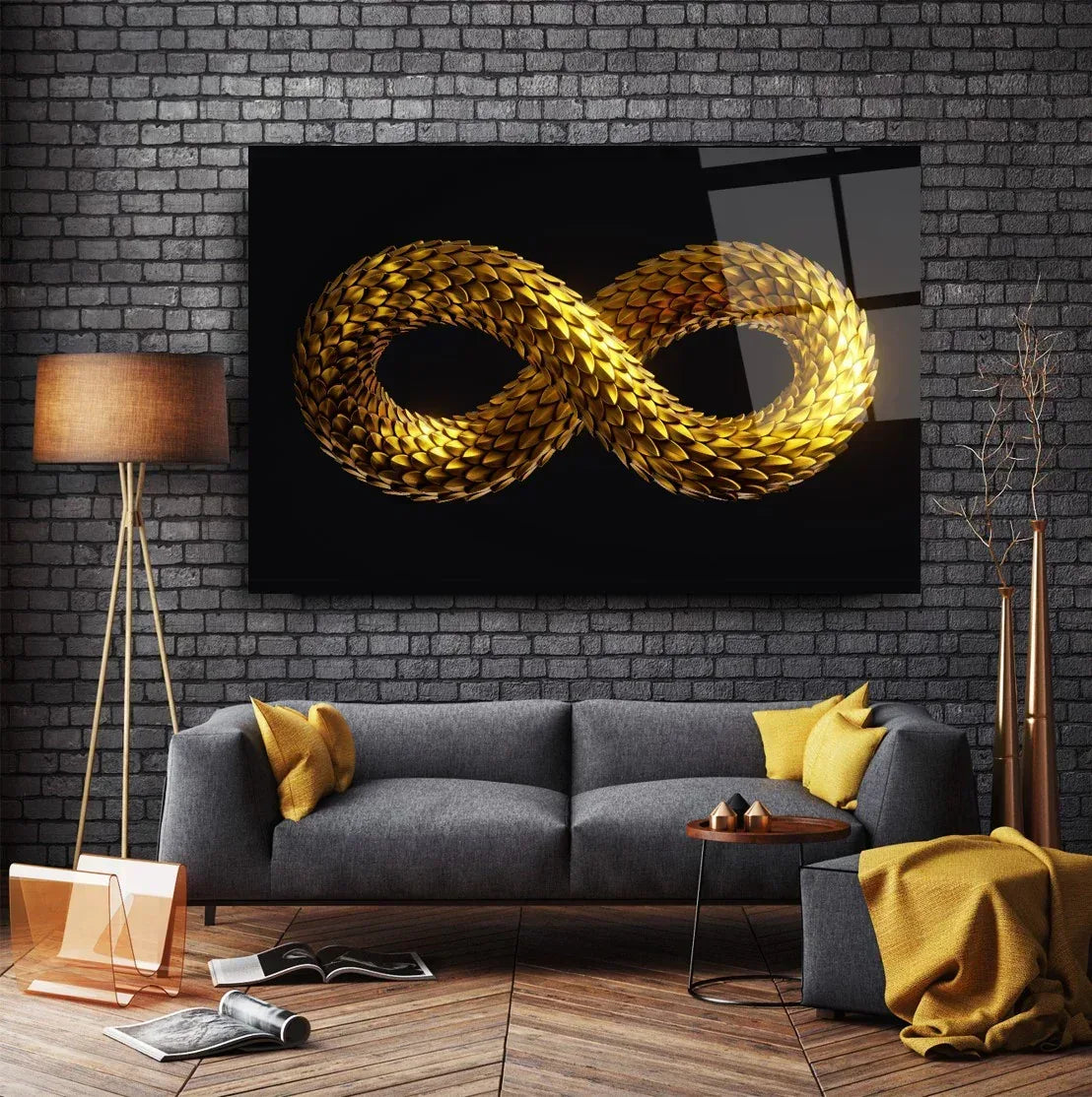 Infinity Glas Wall Art - LUXARTDECO