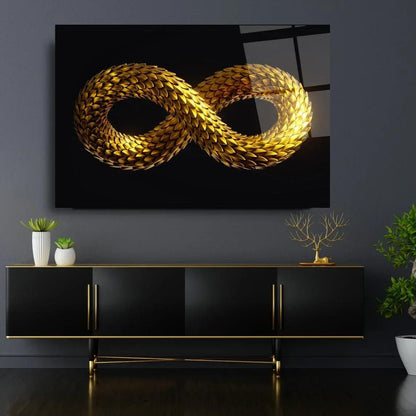 Infinity Glas Wall Art - LUXARTDECO