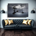 Art mural en verre Lumière de la Lune