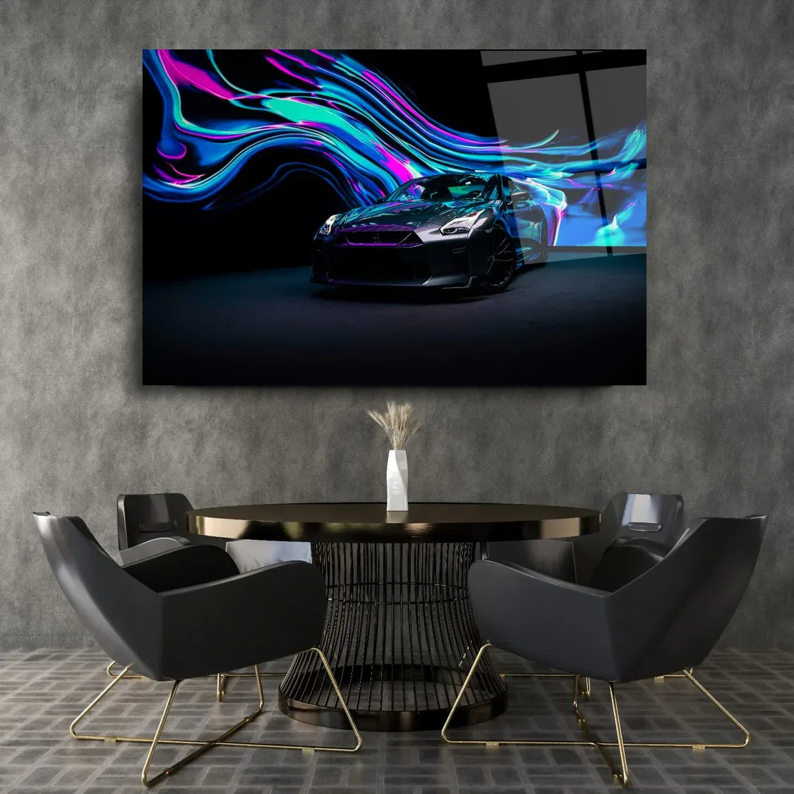 Luxury Car Glass Wall Art - LUXARTDECO