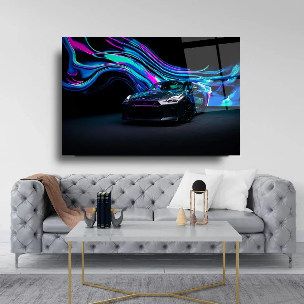 Luxury Car Glass Wall Art - LUXARTDECO