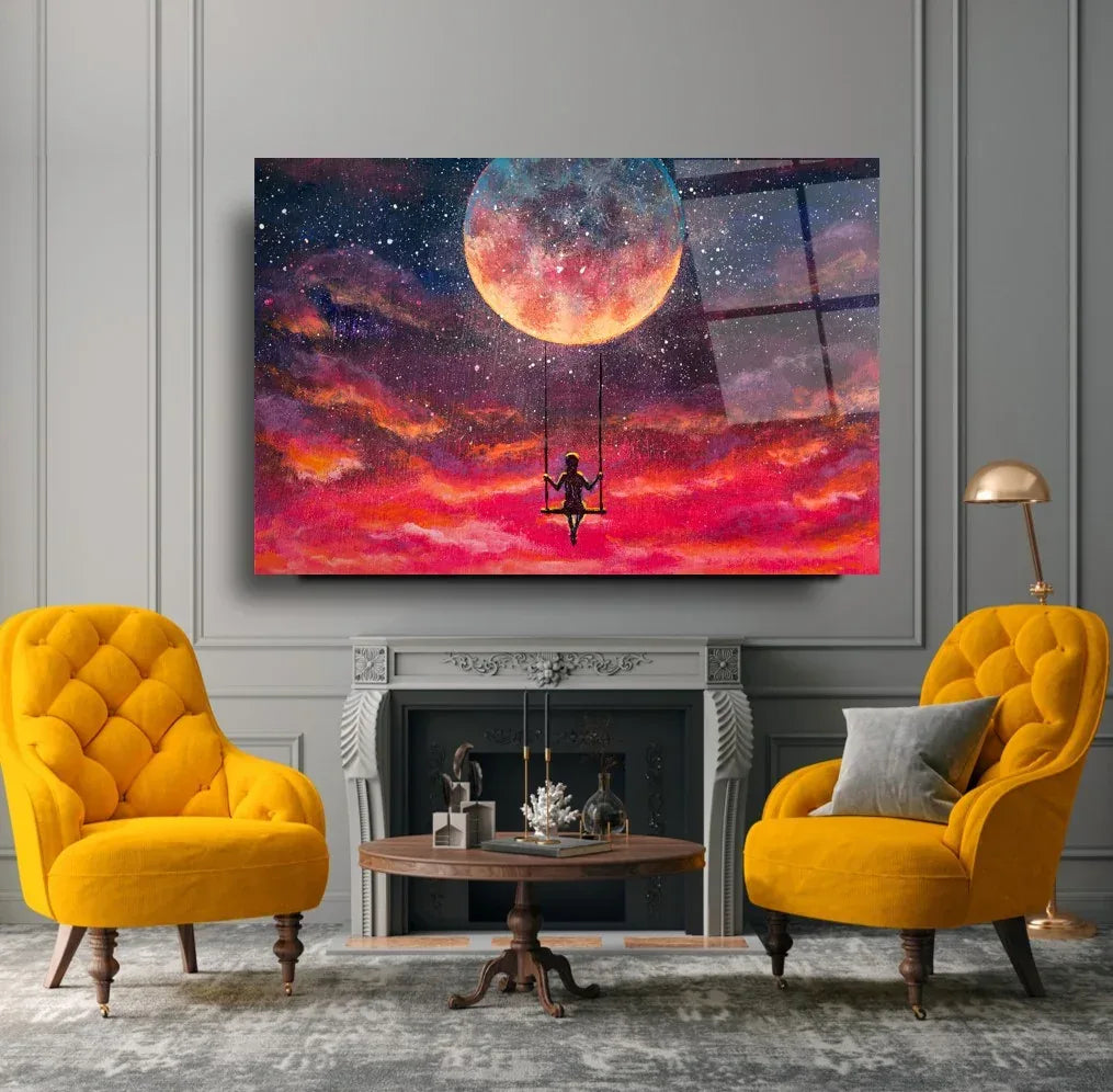 Freedom Glass Wall Art - LUXARTDECO