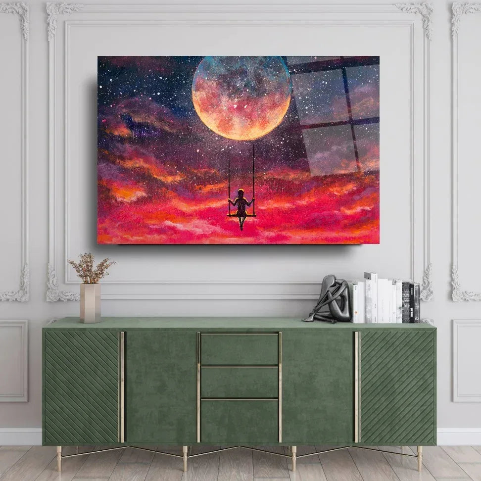 Freedom Glass Wall Art - LUXARTDECO