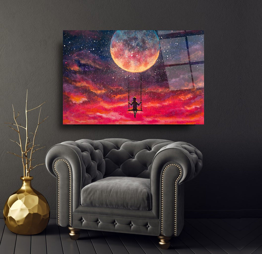 Art mural en verre Freedom 