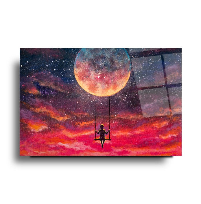 Art mural en verre Freedom 