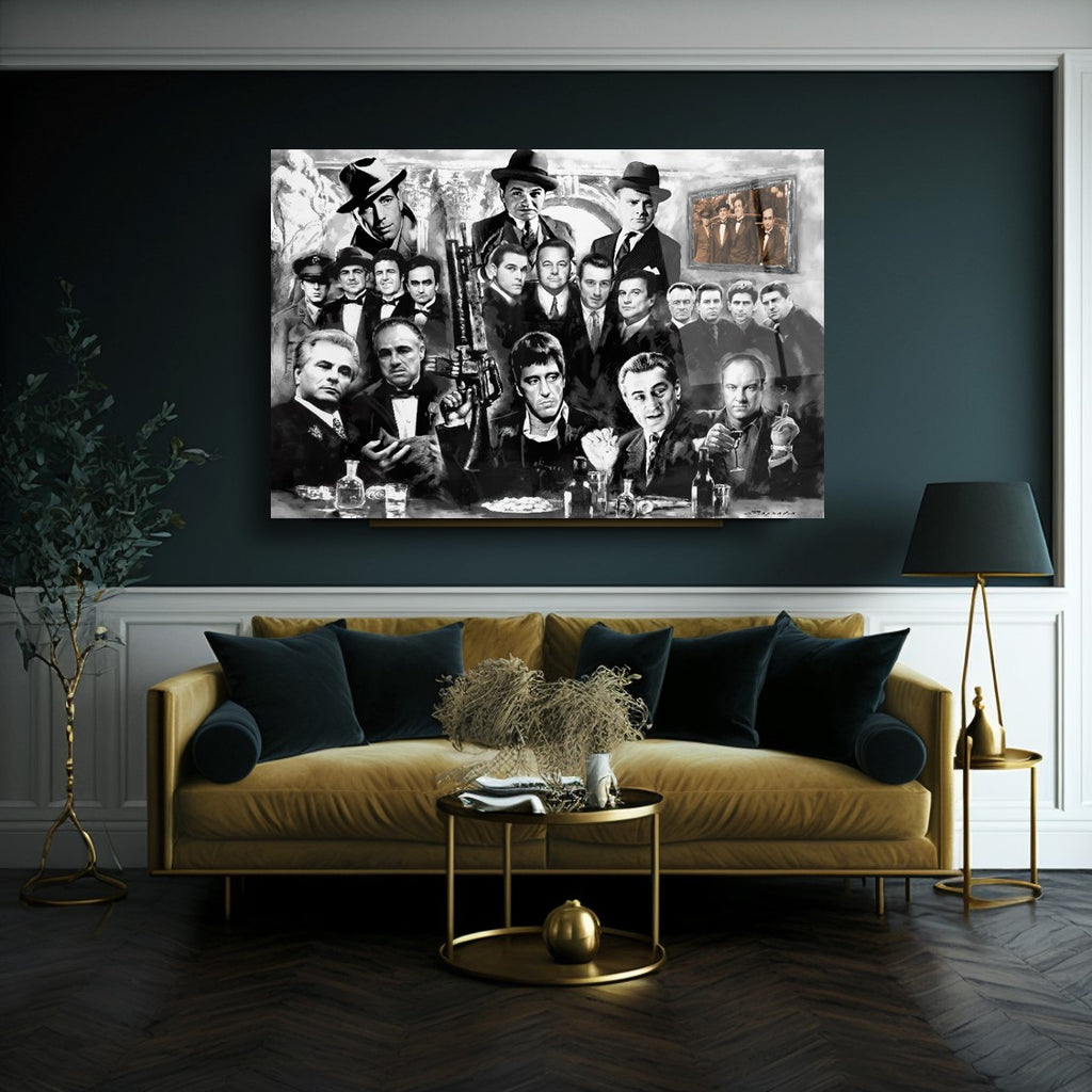 Décoration murale en verre Tony Montana