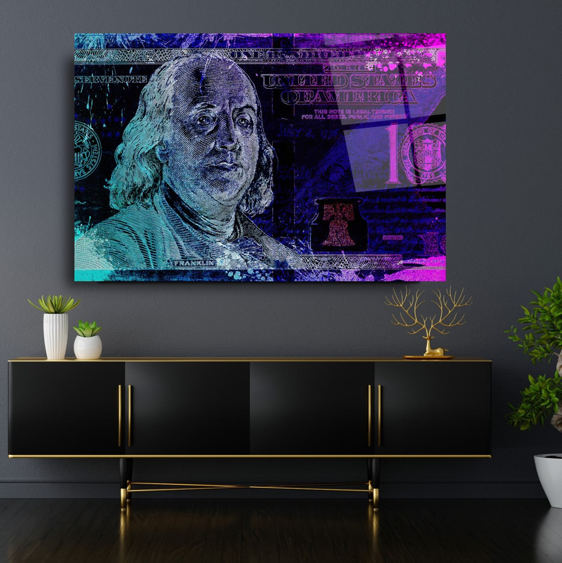 Tableau en verre trempé