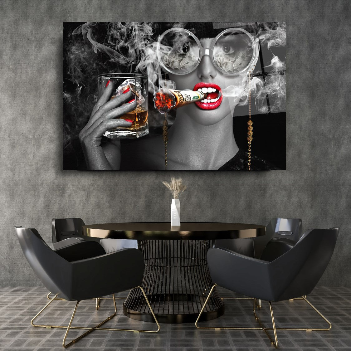 Tableau en verre trempé