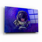 Cosmonaut Glass Wall Art - LUXARTDECO