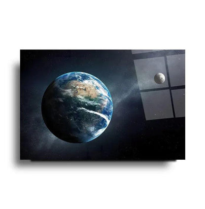 Universe Glass Wall Art - LUXARTDECO