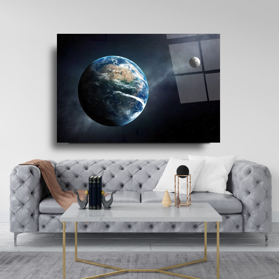 Art mural en verre Univers