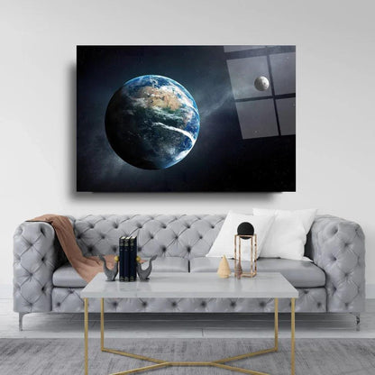 Universe Glass Wall Art - LUXARTDECO