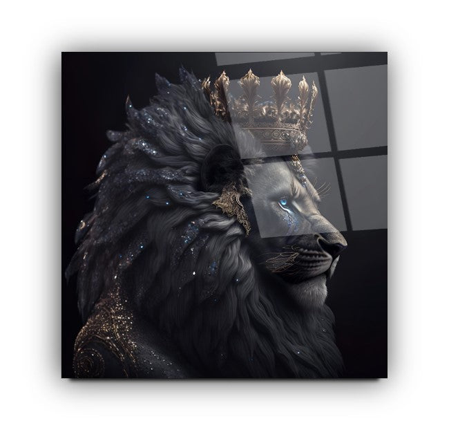 Lion King Glass Wall Art