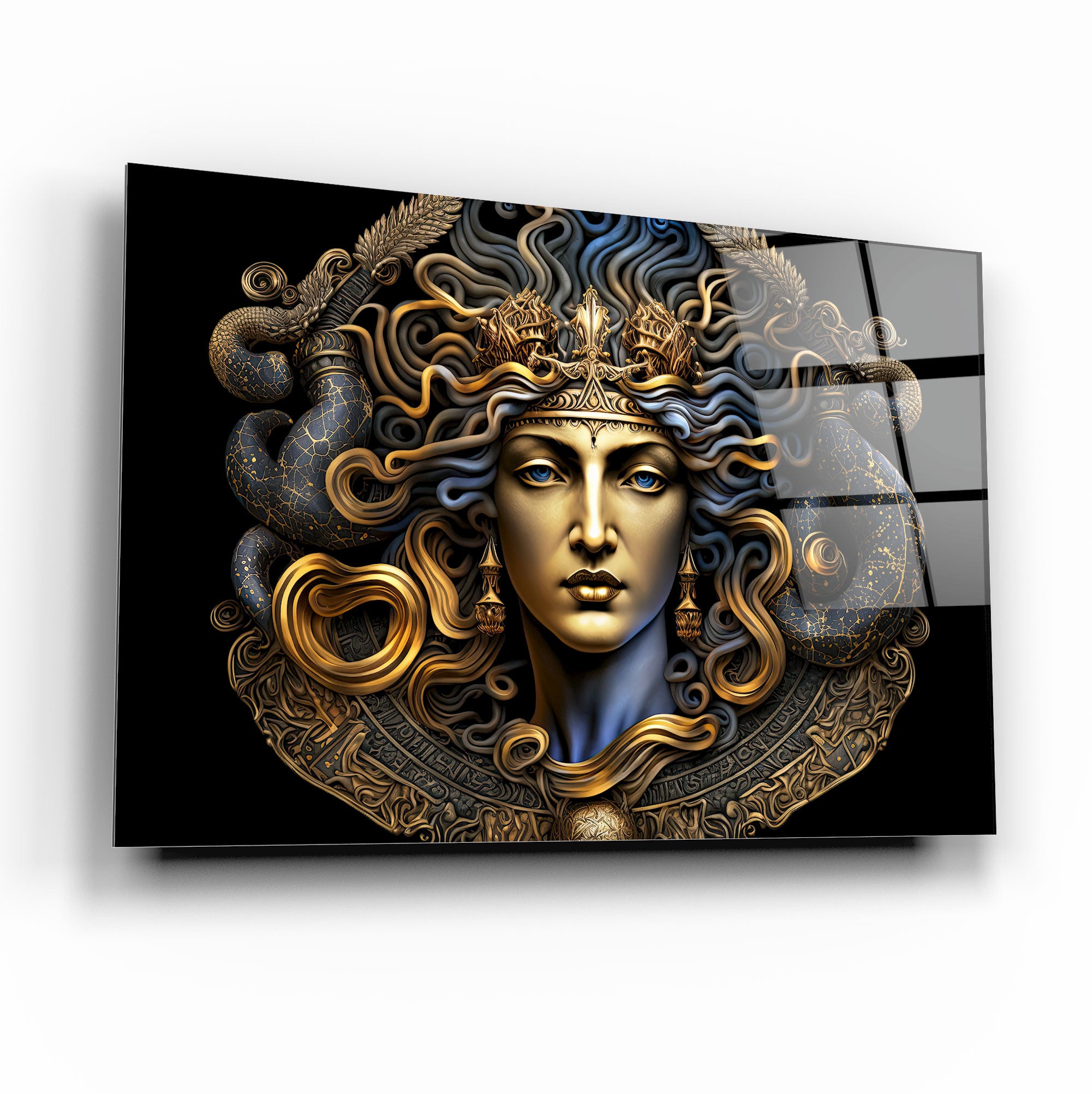 Medusa Glas Wall Art