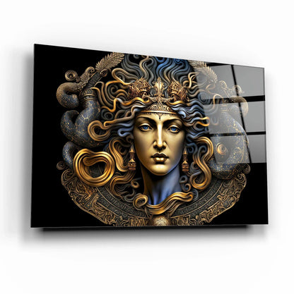 Medusa Glass Wall Art - LUXARTDECO