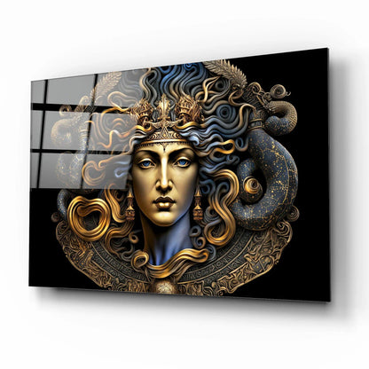 Medusa Glass Wall Art - LUXARTDECO