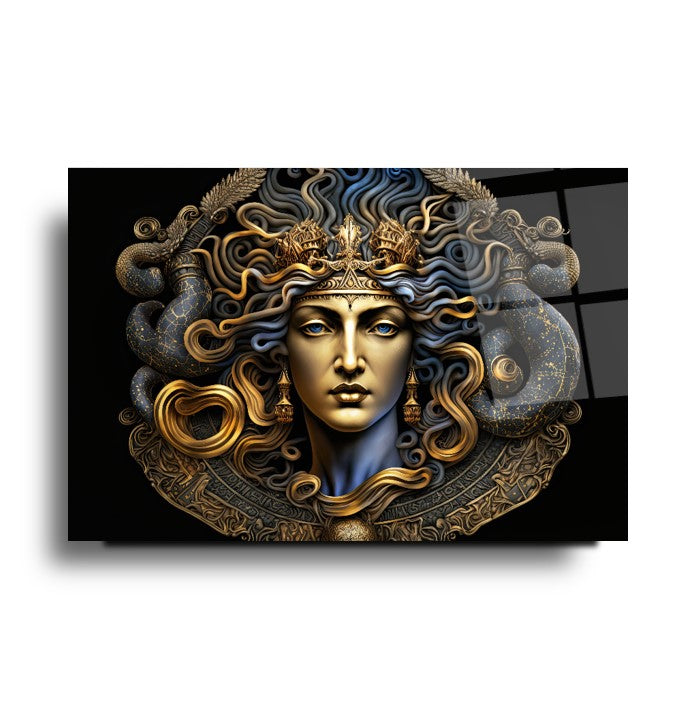 Medusa Glas Wall Art