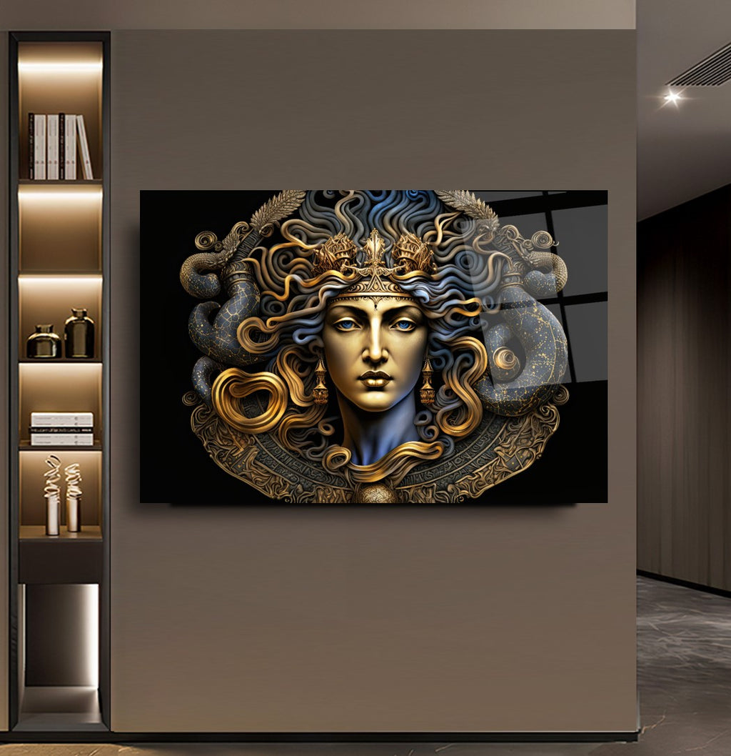 Medusa Glas Wall Art