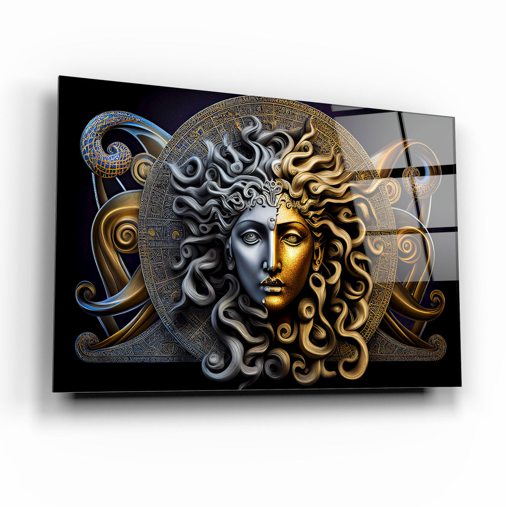 Medusa Glas Wall Art
