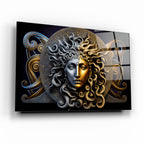 Medusa Glas Wall Art