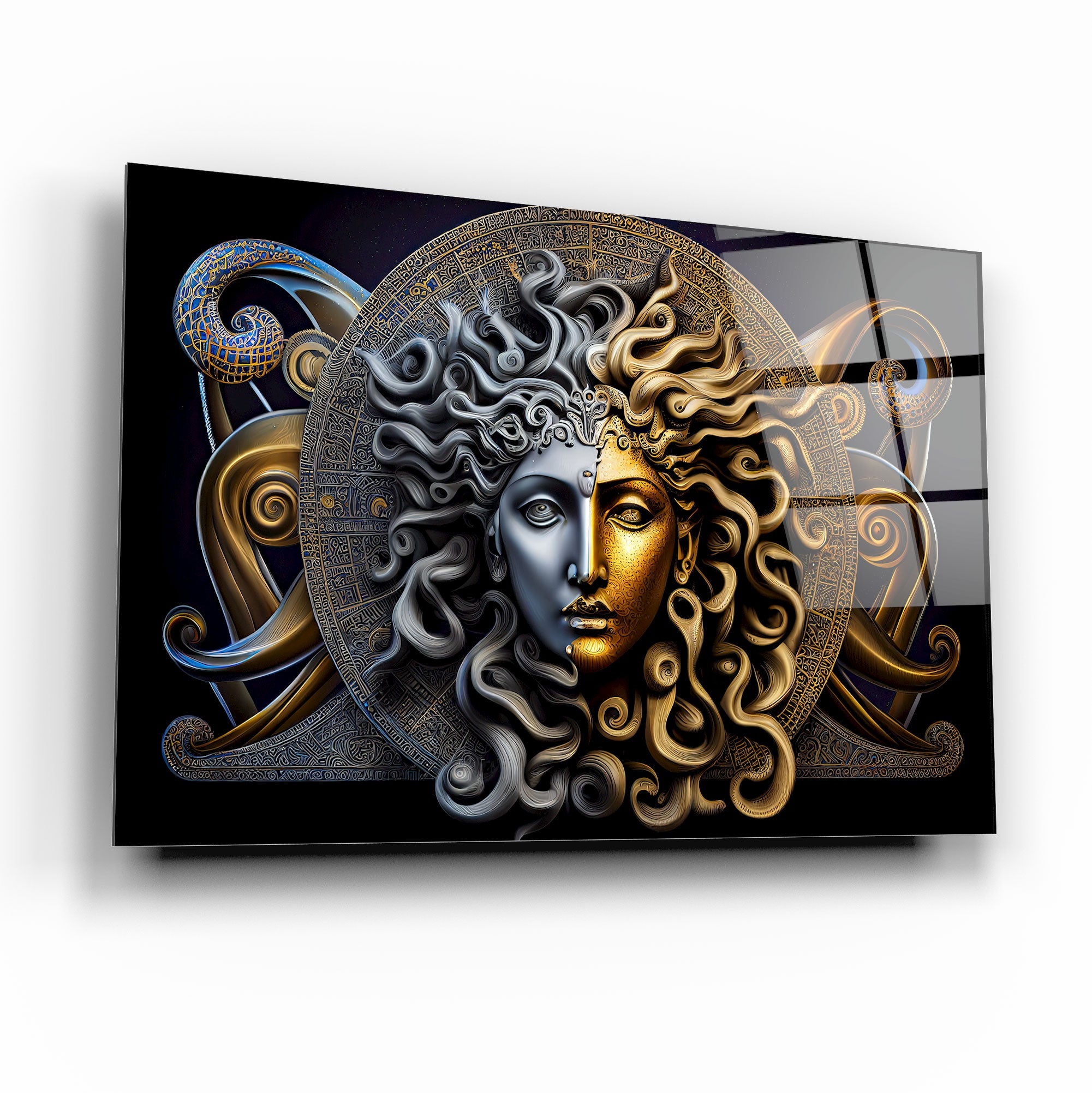 Medusa Glas Wall Art