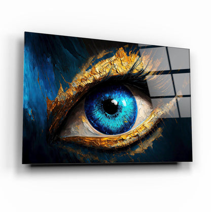Blue Eye Glass Wall Art